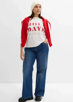 Langarmshirt aus Bio-Baumwollmix