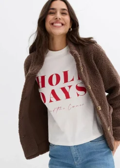 Langarmshirt aus Bio-Baumwollmix