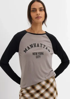 Langarmshirt aus Jersey