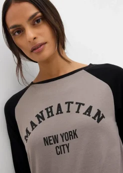 Langarmshirt aus Jersey