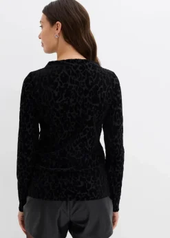 Langarmshirt aus Jersey