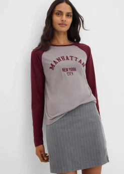 Langarmshirt aus Jersey