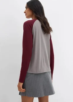 Langarmshirt aus Jersey