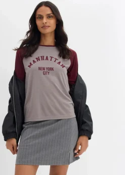 Langarmshirt aus Jersey