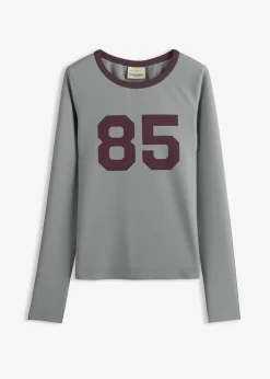 Langarmshirt aus leichtem Jersey