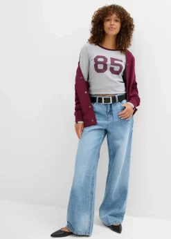 Langarmshirt aus leichtem Jersey