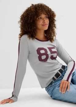 Langarmshirt aus leichtem Jersey