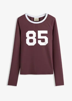 Langarmshirt aus leichtem Jersey