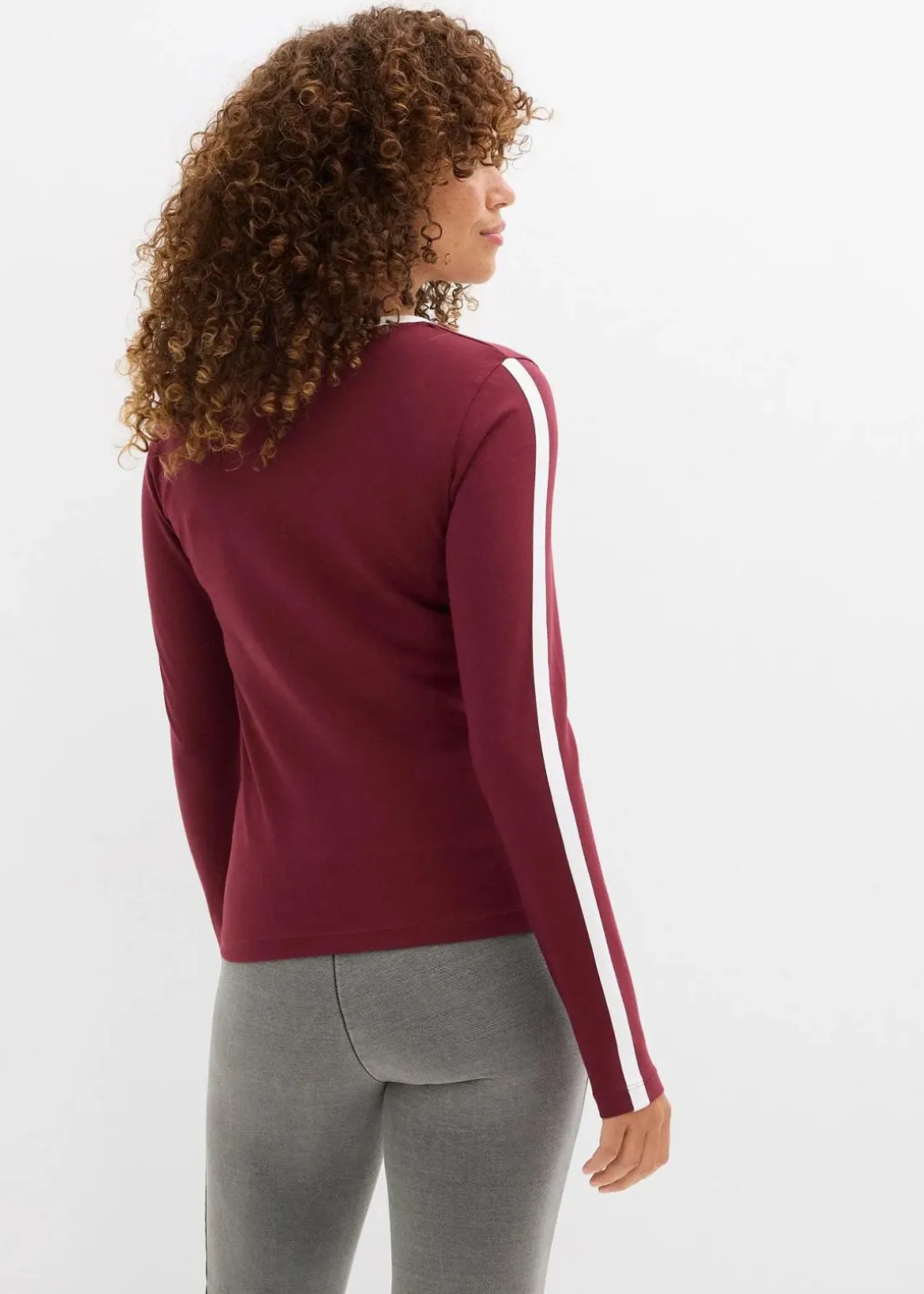 Langarmshirt aus leichtem Jersey