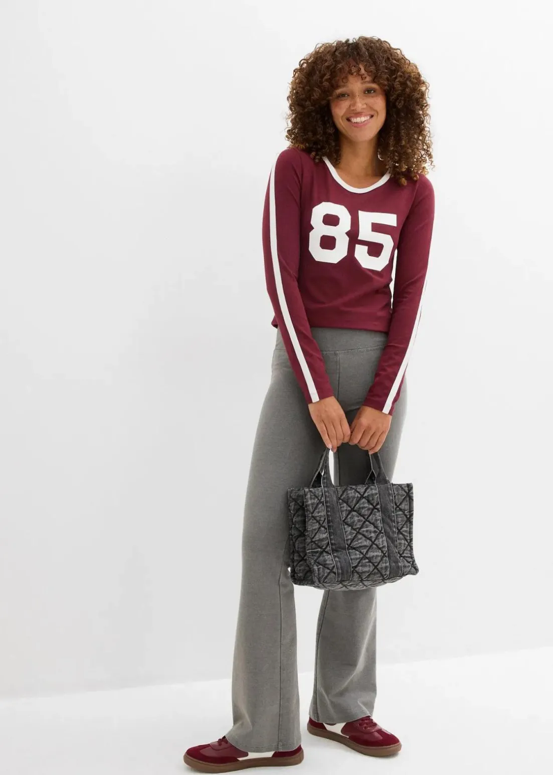 Langarmshirt aus leichtem Jersey