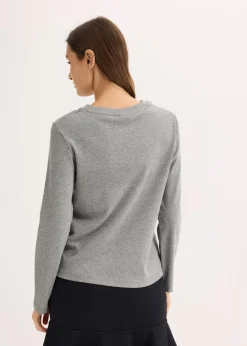 Langarmshirt aus reiner Bio-Baumwolle