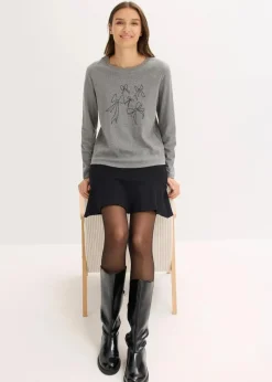 Langarmshirt aus reiner Bio-Baumwolle