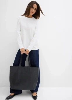 Langarmshirt aus reiner Bio-Baumwolle