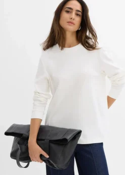 Langarmshirt aus reiner Bio-Baumwolle