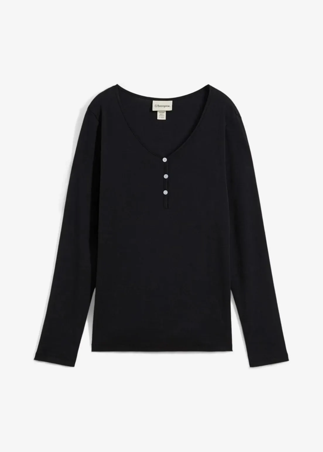 Langarmshirt aus reiner Bio-Baumwolle