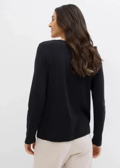 Langarmshirt aus reiner Bio-Baumwolle