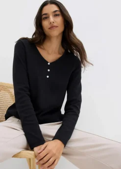 Langarmshirt aus reiner Bio-Baumwolle