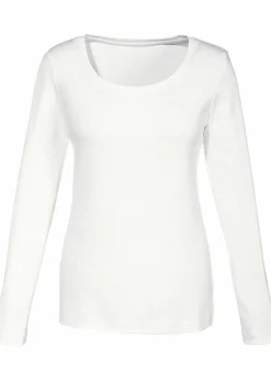 Langarmshirt aus reiner Bio-Baumwolle