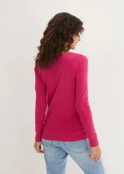 Langarmshirt aus reiner Bio-Baumwolle