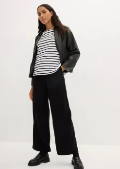 Langarmshirt aus reiner Bio-Baumwolle, (2er Pack)