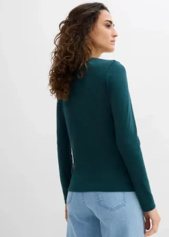 Langarmshirt aus reiner Bio-Baumwolle