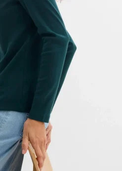 Langarmshirt aus reiner Bio-Baumwolle