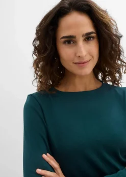 Langarmshirt aus reiner Bio-Baumwolle