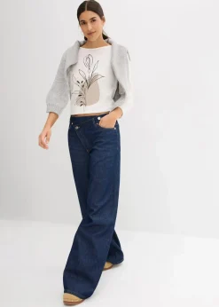 Langarmshirt aus reiner Baumwolle