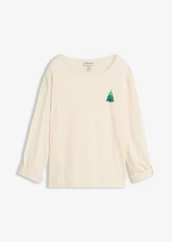 Langarmshirt aus reiner Bio-Baumwolle