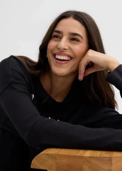 Langarmshirt aus reiner Bio-Baumwolle