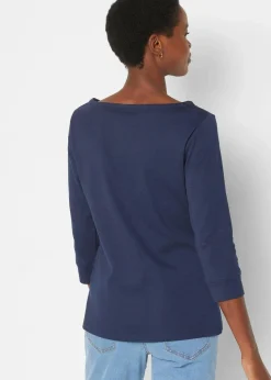 Langarmshirt aus reiner Bio-Baumwolle