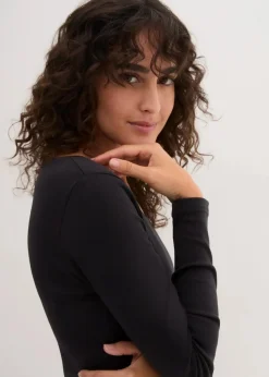 Langarmshirt aus reiner Bio-Baumwolle