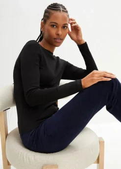 Langarmshirt aus reiner Bio-Baumwolle