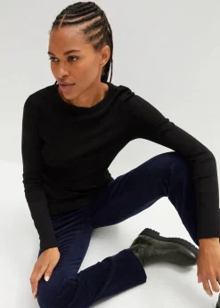 Langarmshirt aus reiner Bio-Baumwolle