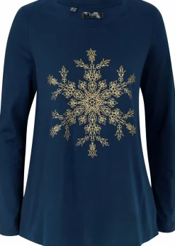 Langarmshirt aus reiner Baumwolle