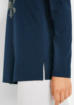 Langarmshirt aus reiner Baumwolle