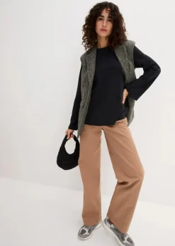 Langarmshirt aus reiner Bio-Baumwolle