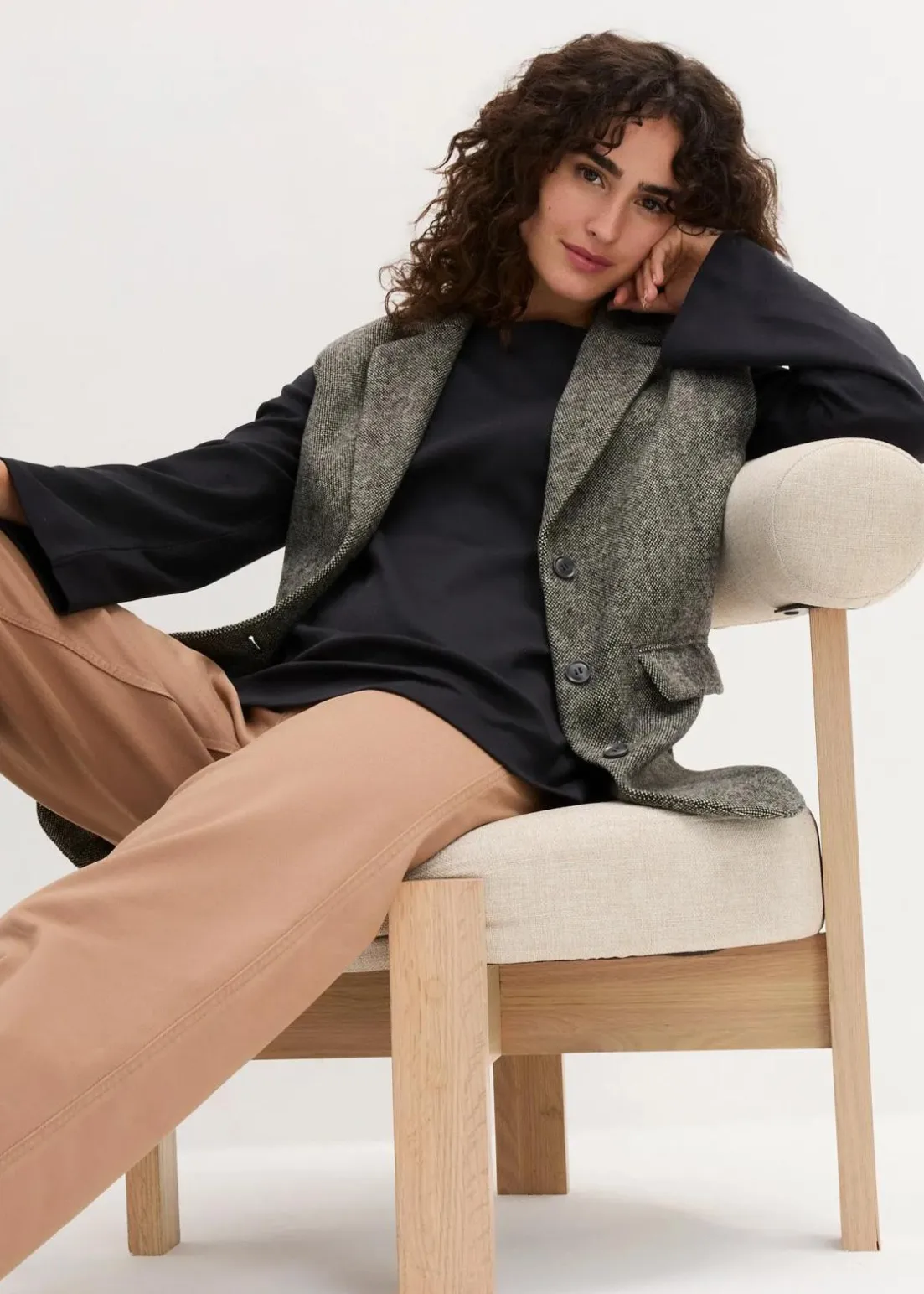 Langarmshirt aus reiner Bio-Baumwolle