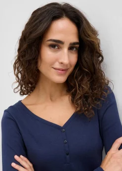 Langarmshirt aus reiner Bio-Baumwolle