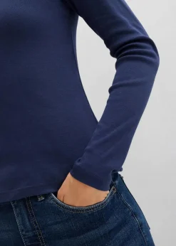 Langarmshirt aus reiner Bio-Baumwolle