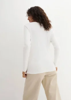 Langarmshirt aus reiner Bio-Baumwolle