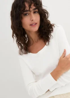 Langarmshirt aus reiner Bio-Baumwolle