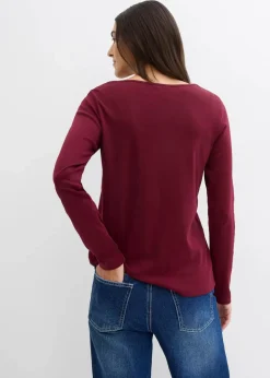 Langarmshirt aus reiner Bio-Baumwolle