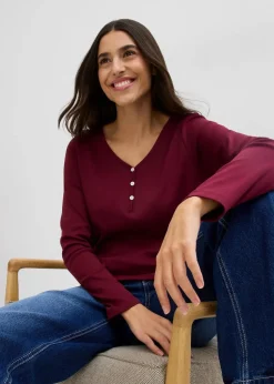 Langarmshirt aus reiner Bio-Baumwolle