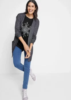 Langarmshirt aus reiner Baumwolle