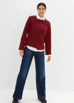 Langarmshirt aus reiner Bio-Baumwolle