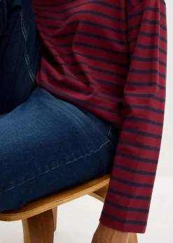 Langarmshirt aus reiner Bio-Baumwolle, (2er Pack)