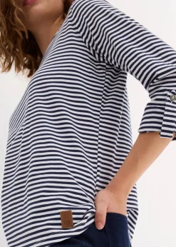 Langarmshirt aus reiner Baumwolle