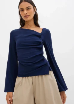 Langarmshirt aus Rippe