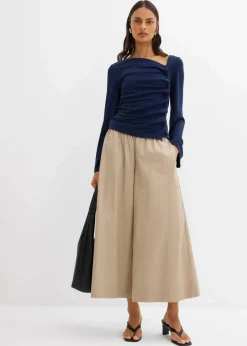 Langarmshirt aus Rippe